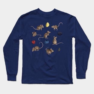 Mice and Berries Long Sleeve T-Shirt